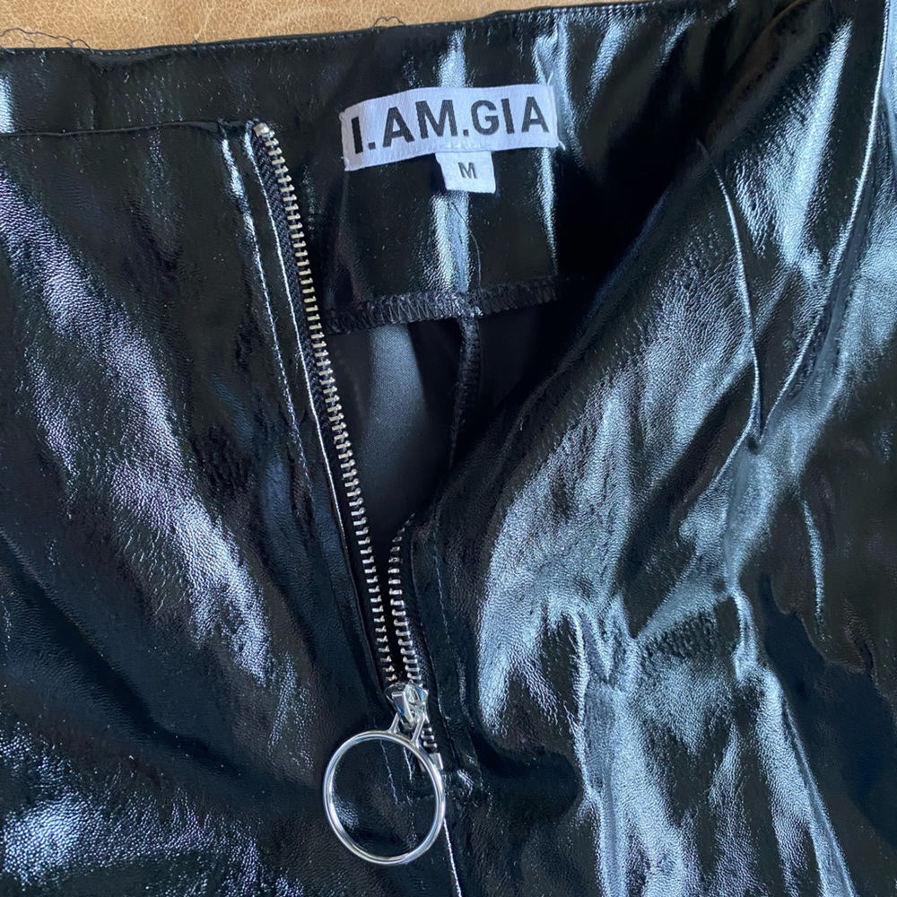 I AM GIA vinyl pants